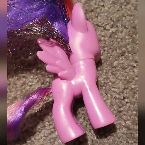 Twilight Lot G4 MLP Brushable Squishy Friendship Is Magic Rainbow Alicorn - Picture 7 of 9